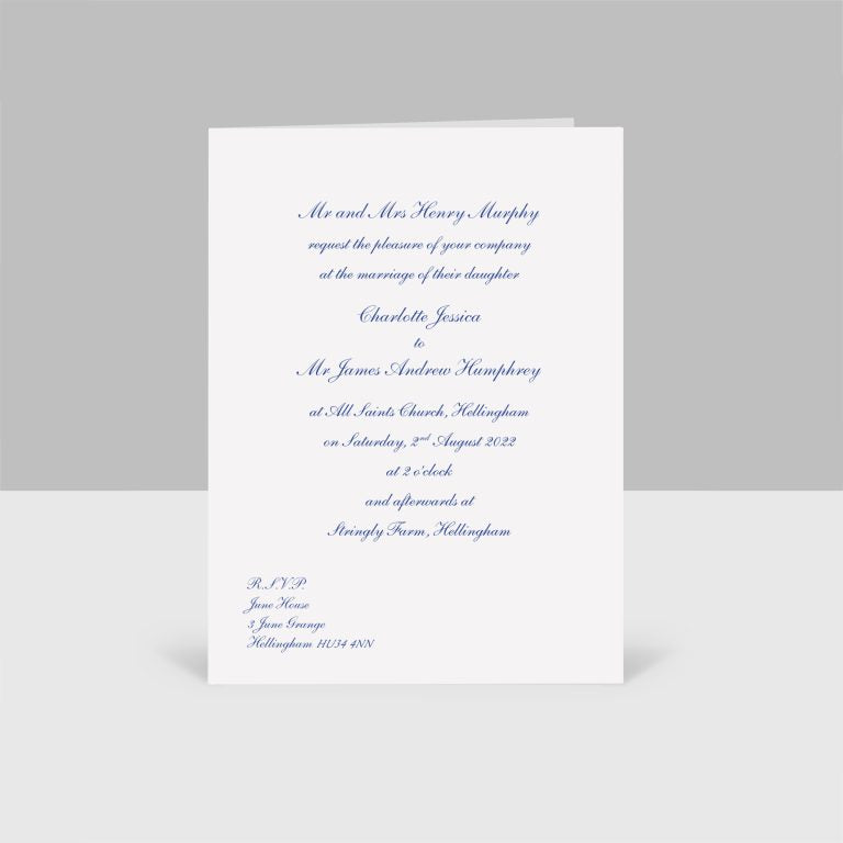 How to reply to a wedding invitation