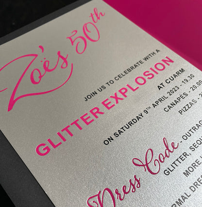 Coloured Invitation with Envelopes