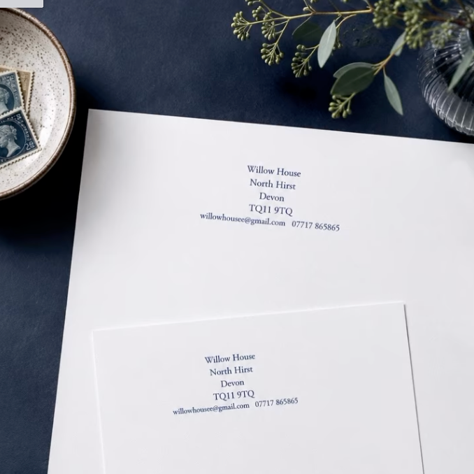 Business Set with Envelopes