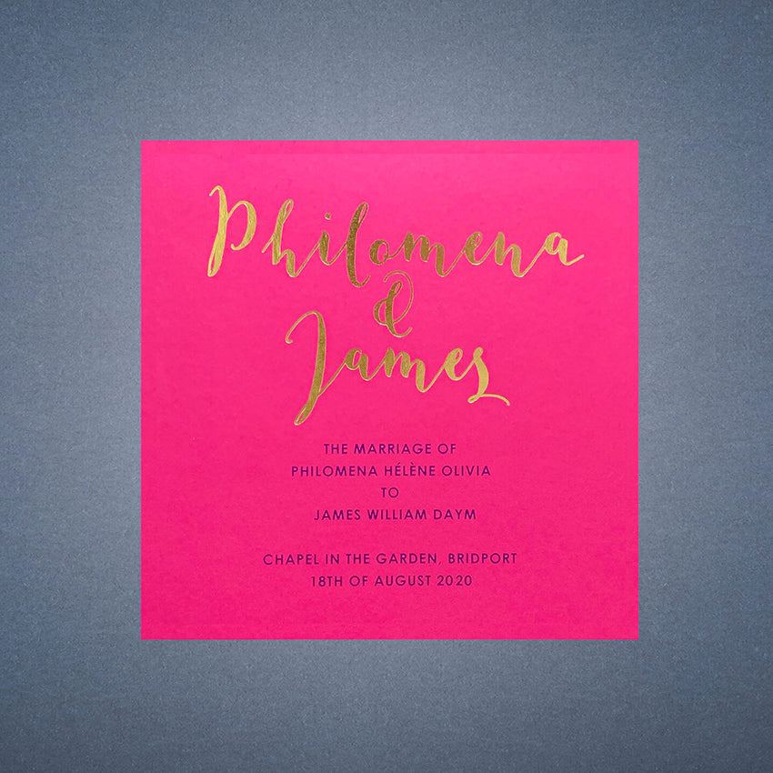 Coloured Invitation with Envelopes