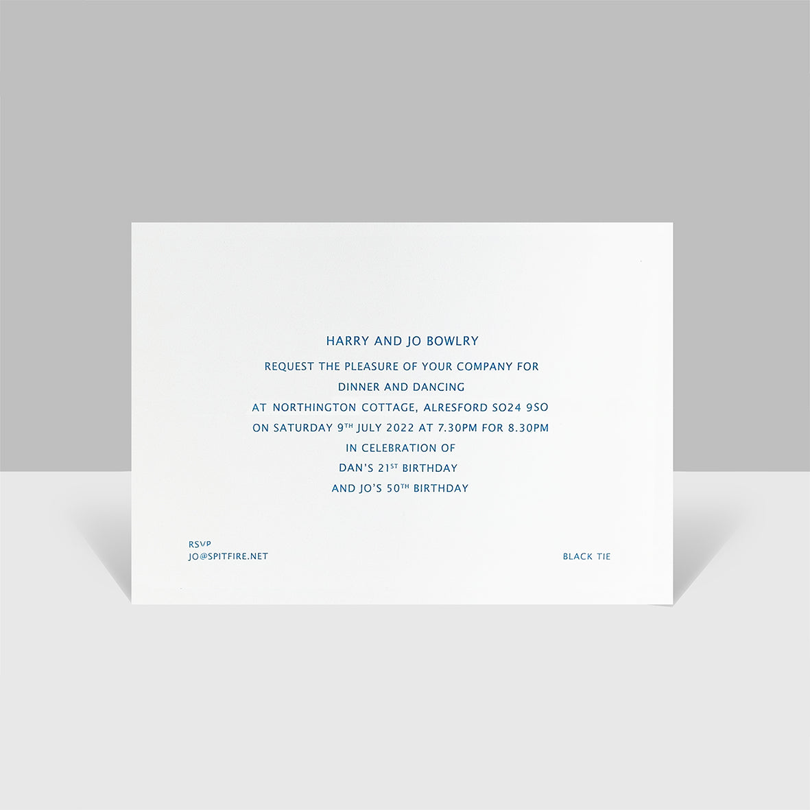 Birthday Invitations with Matching Envelopes