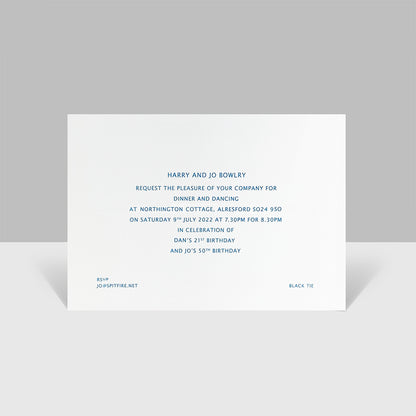 Birthday Invitations with Matching Envelopes