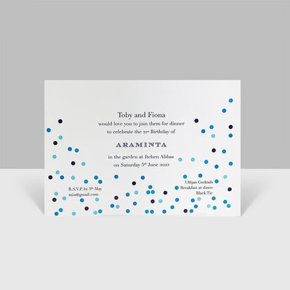 Birthday Invitations with Matching Envelopes