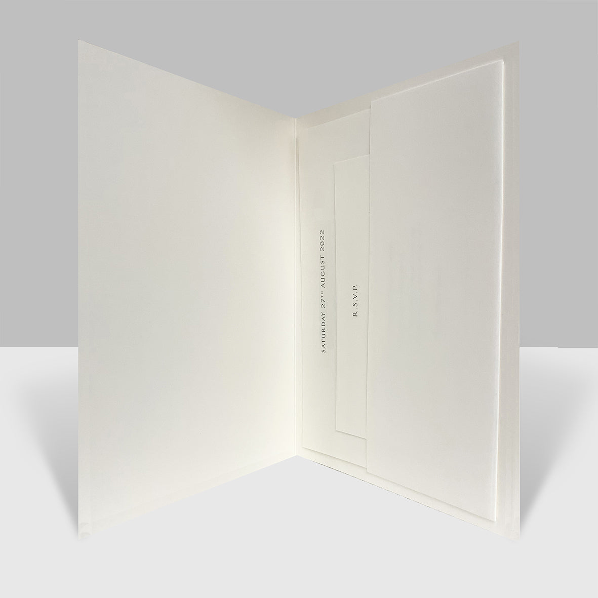 Pocket Invitation with Matching Envelopes