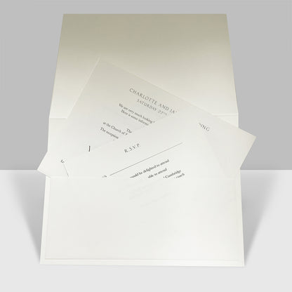 Pocket Invitation with Matching Envelopes