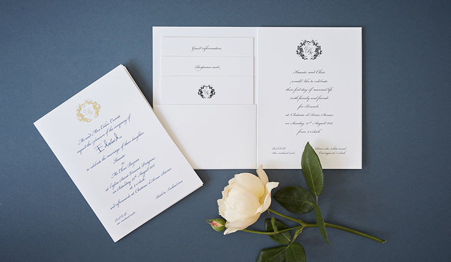 Pocket Invitation with Matching Envelopes