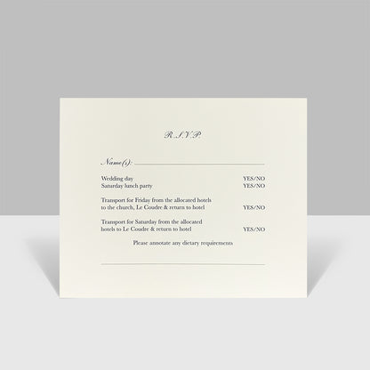 Invitation Set with Matching Envelopes