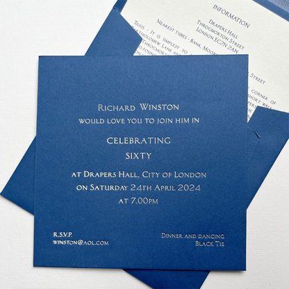 Coloured Invitation with Envelopes
