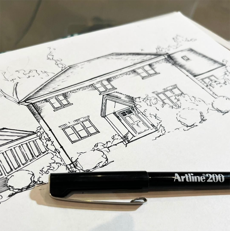 Drawing: Family Home