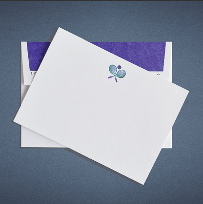 Tennis Cards and Envelopes