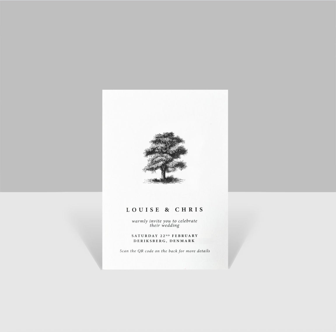 Petite Invitation with Matching Envelopes