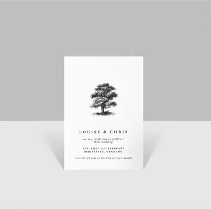 Petite Invitation with Matching Envelopes