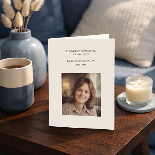 Memorial Service Booklets