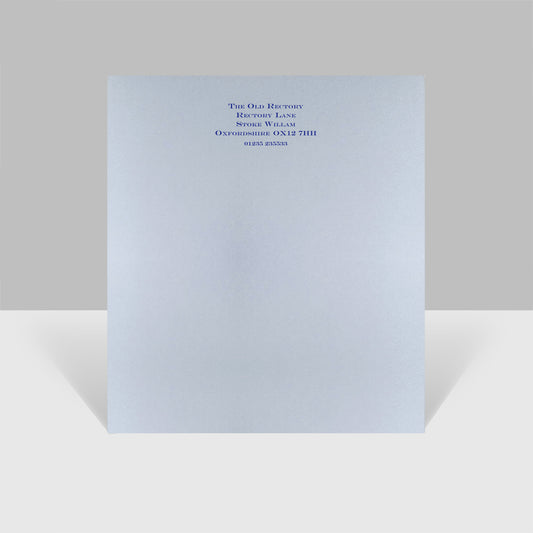 Blue Writing Paper with Envelopes