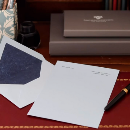 Blue Correspondence Cards with Envelopes