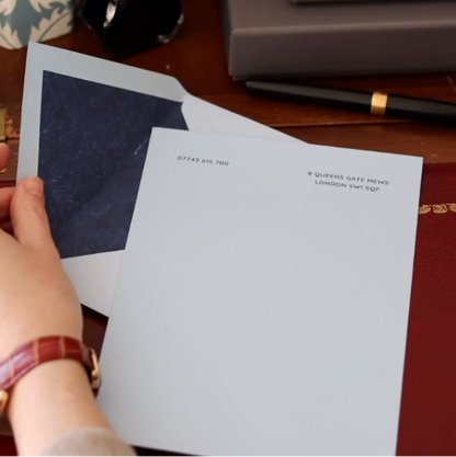 Blue Writing Paper with Envelopes
