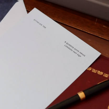 Blue Writing Paper with Envelopes