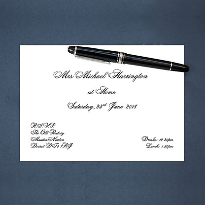 at Home Cards with Matching Envelopes