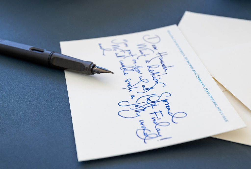 How to write the perfect thank you letter - Pollyanna Harmsworth